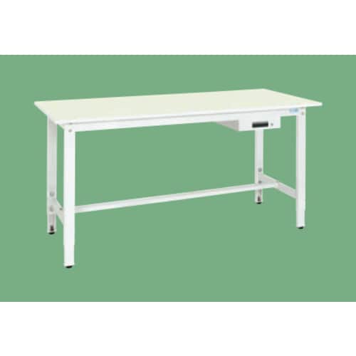 高さ調整作業台(抗ウイルス天板・キャビネット付)