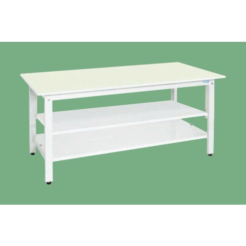 軽量作業台(抗菌・抗ウイルス天板・中棚中板付)
