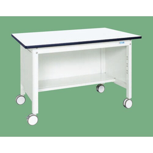 中量作業台(扇形支柱・移動式・三方パネル)