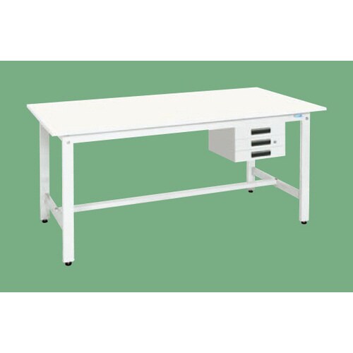 軽量作業台(抗菌・抗ウイルス天板・キャビネット付)