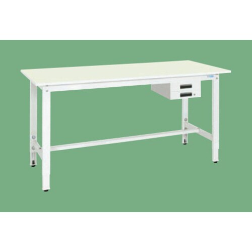 高さ調整作業台(抗ウイルス天板・キャビネット付)
