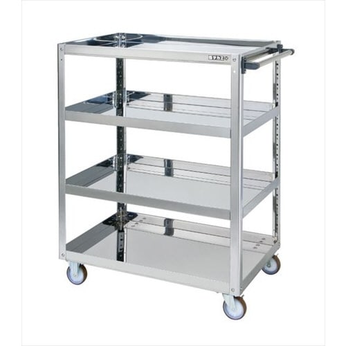 ステンレススーパーワゴン(自在4)