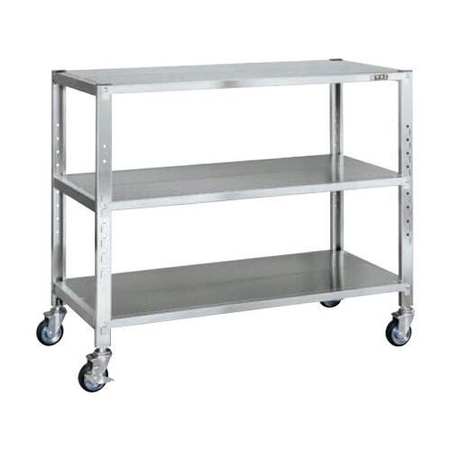 ステンレスサカエキャスターラック