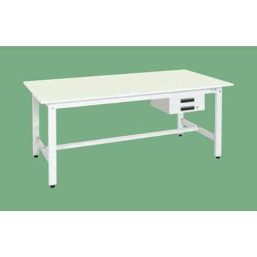 軽量作業台(抗ウイルス天板・キャビネット1段付)