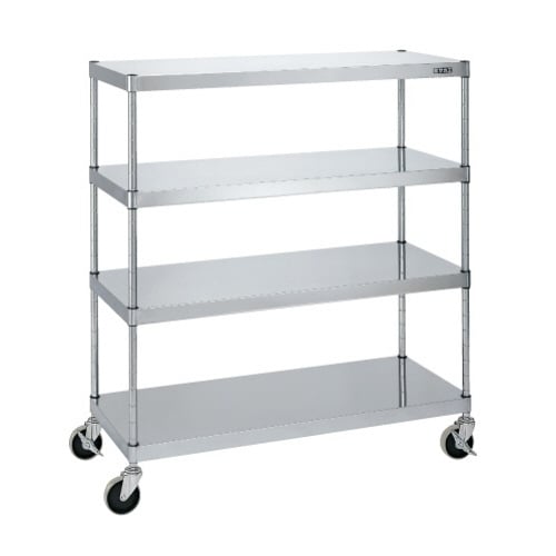 ステンレスニューパールラックワゴン(移動式)