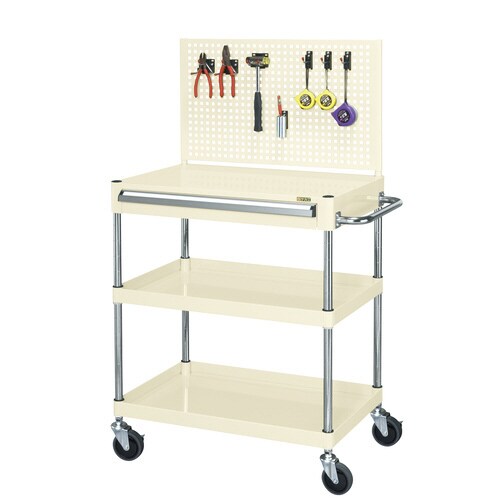 CSパールワゴン(引出し・上部パンチングパネル付)