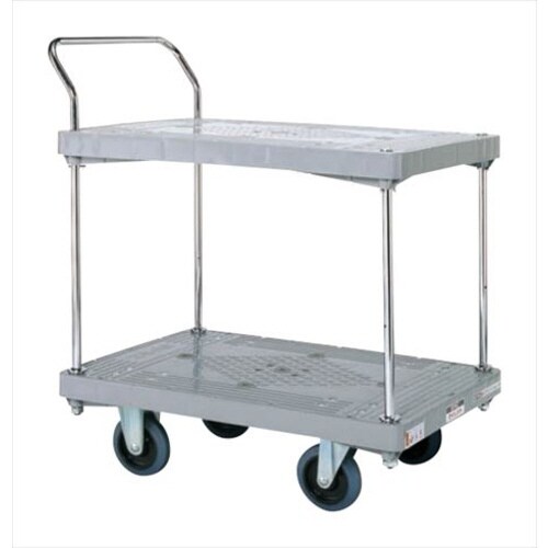 樹脂ハンドカー(2段片袖・サイレントキャスター)