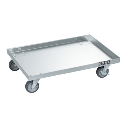 ステンレスコンテナ台車(エラストマー車)