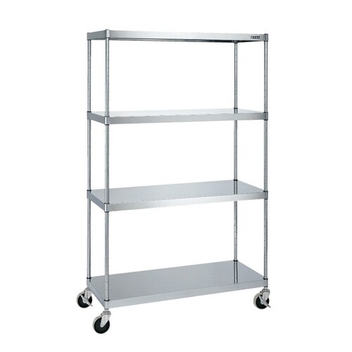 ステンレスニューパールラックワゴン(移動式)