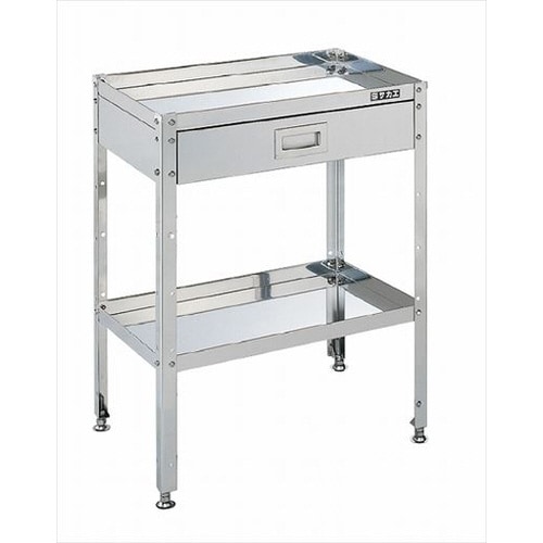 ステンレススペシャルワゴン(固定式・引出し付)