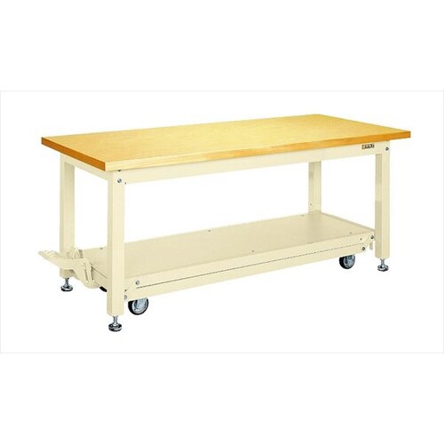 重量作業台KWCタイプ(ペダル昇降移動式・6輪車)