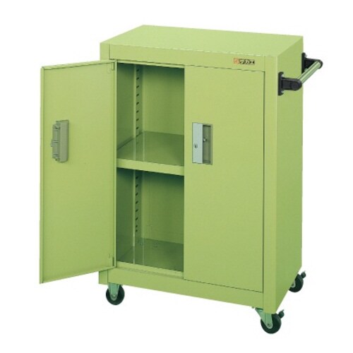 パネルワゴン(天板フラット・扉付)