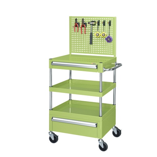 CSパールワゴン(引出し・上部パンチングパネル付)