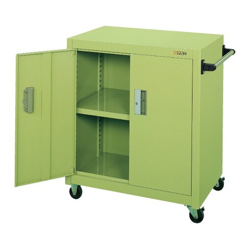 パネルワゴン(天板フラット・扉付)