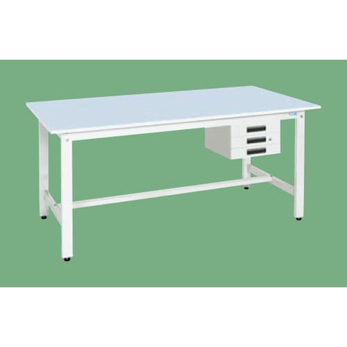 軽量作業台(抗菌・抗ウイルス天板・キャビネット付)