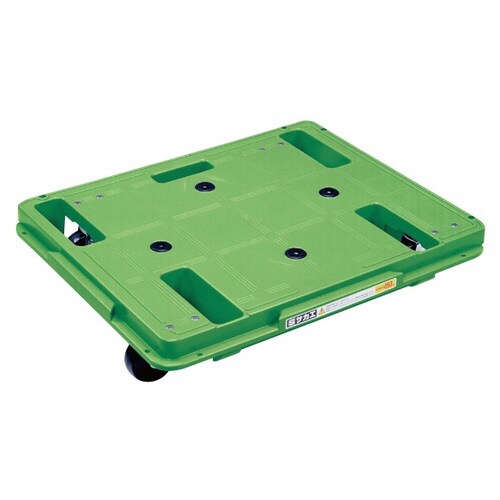 樹脂台車(スタッキング・連結仕様)4輪自在タイプ