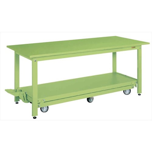 中量作業台KTタイプ(ペダル昇降移動式・6輪車)