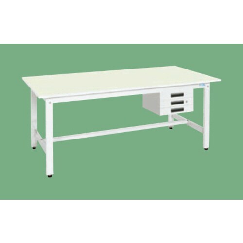 軽量作業台(抗ウイルス天板・キャビネット1段付)