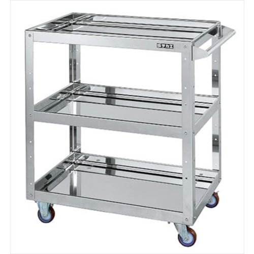 ステンレスCSスーパーワゴン(自在4)