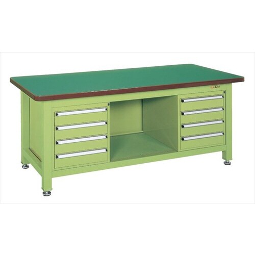 超重量作業台(キャビネットW−4N×2個付)