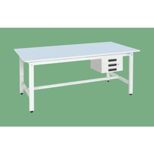 軽量作業台(抗ウイルス天板・キャビネット1段付)