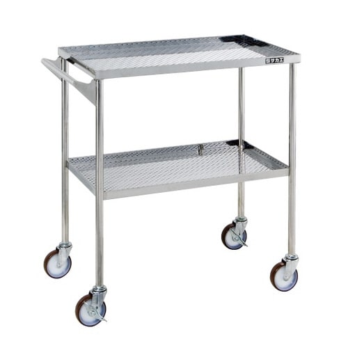 ステンレスCSワゴン(パンチング仕様・取手付)