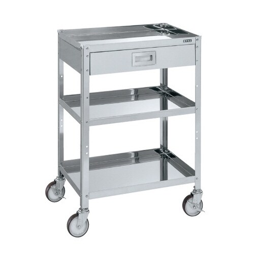 ステンレススペシャルワゴン(引出し付)