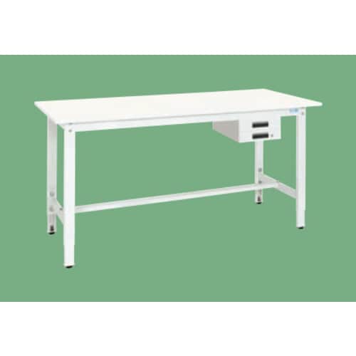 高さ調整作業台(抗ウイルス天板・キャビネット付)