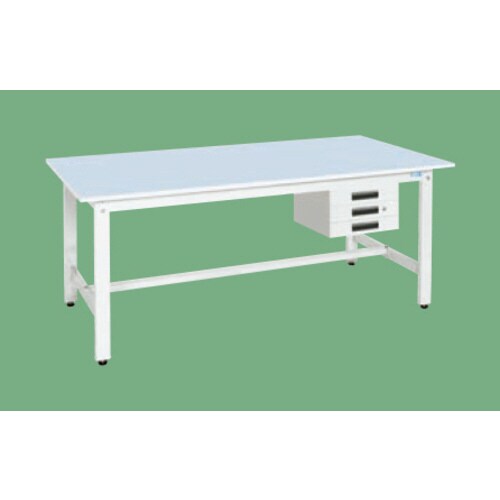 軽量作業台(抗ウイルス天板・キャビネット1段付)