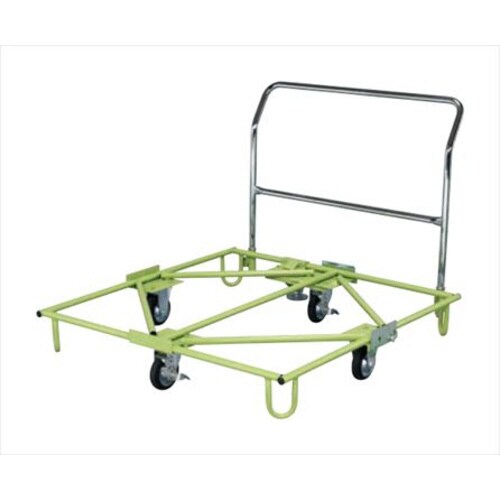 樹脂パレット台車(フロアストッパー付)