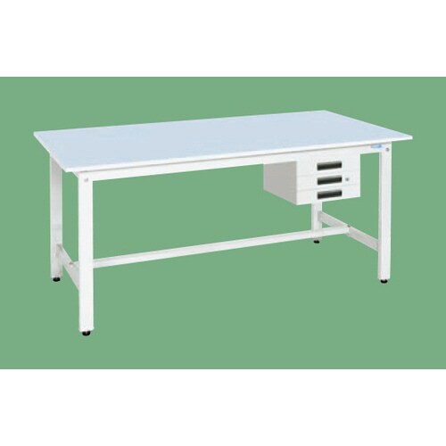 軽量作業台(抗菌・抗ウイルス天板・キャビネット付)