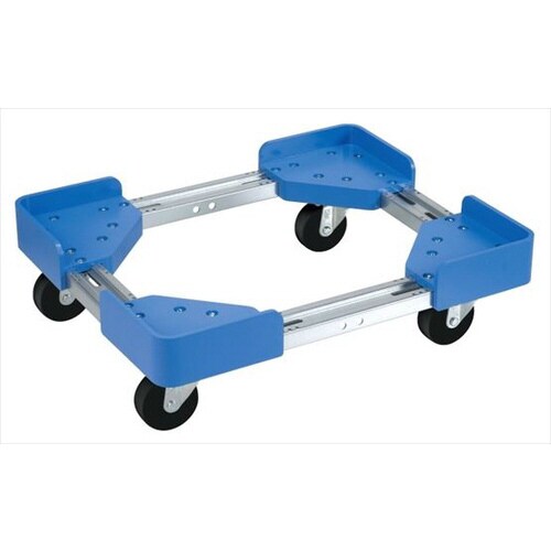 伸縮式樹脂台車(ゴムキャスター仕様)