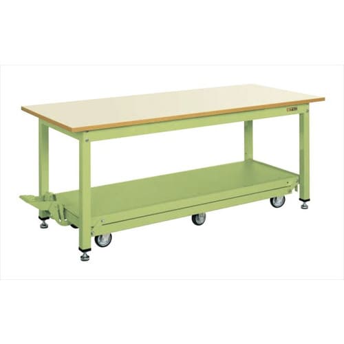 中量作業台KTタイプ(ペダル昇降移動式・6輪車)