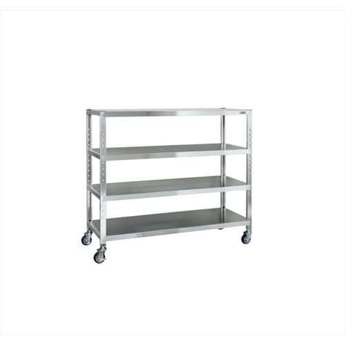 ステンレスサカエキャスターラック