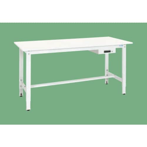 高さ調整作業台(抗ウイルス天板・キャビネット付)