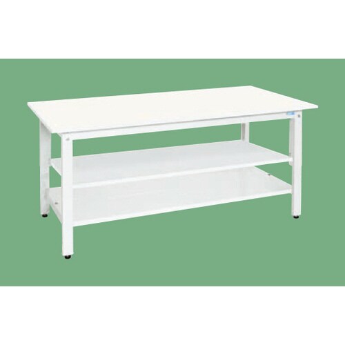 軽量作業台(抗菌・抗ウイルス天板・中棚中板付)