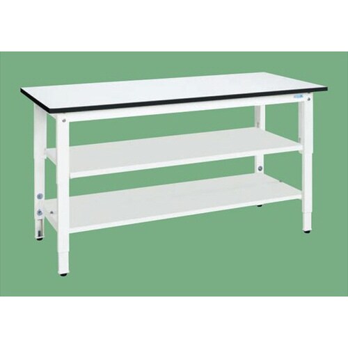 軽量高さ調整作業台TKK8タイプ(中板・中棚付)