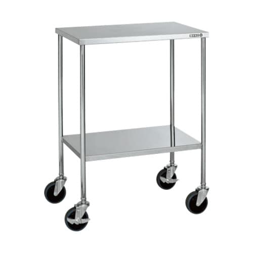 ステンレスCSワゴンサイレントキャスター仕様