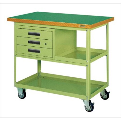 移動作業車(上段3段引出し付)