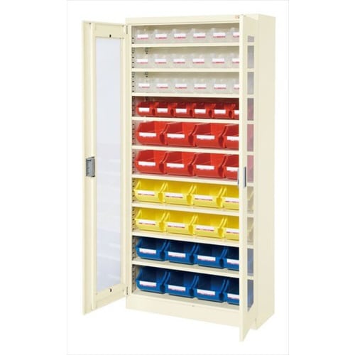 コンテナラックケース(パーツボックス・扉付)