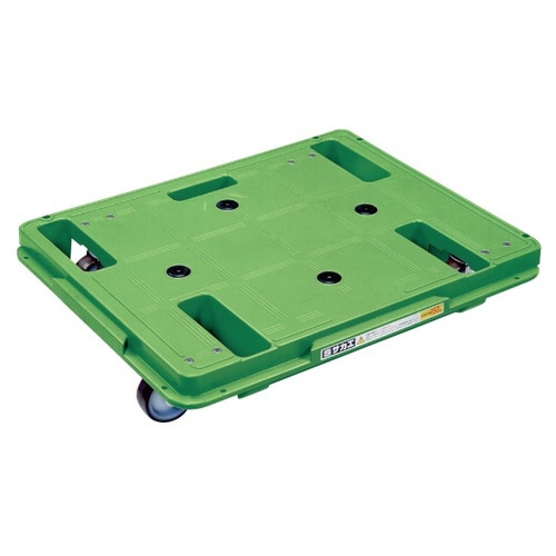 樹脂台車(スタッキング・連結仕様)4輪自在タイプ