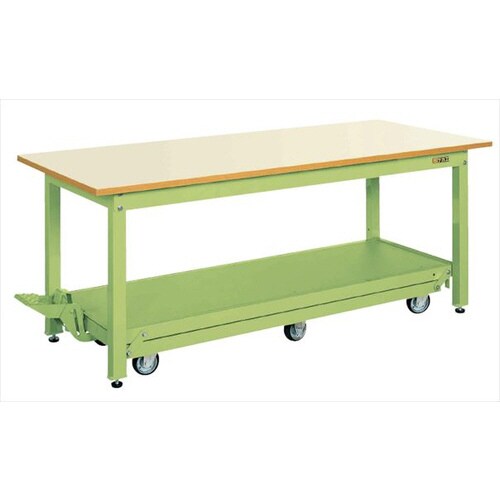 軽量作業台KKタイプ(ペダル昇降移動式・6輪車)
