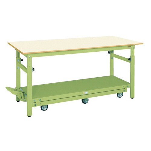 軽量作業台TKKタイプ(ペダル昇降移動式・6輪車)