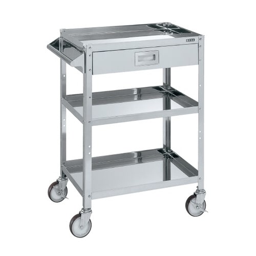 ステンレススペシャルワゴン(引出し付)