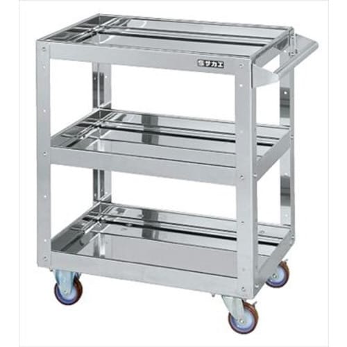 ステンレスCSスーパーワゴン(自在4)