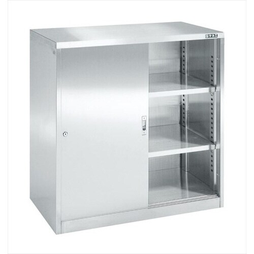 ステンレス保管ユニット(引違い戸タイプ)