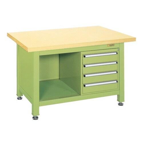 超重量作業台Wタイプ(キャビネットW−4N付)