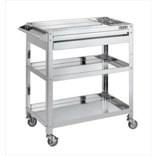 スーパーワゴン引出し1段仕様(自在4輪)