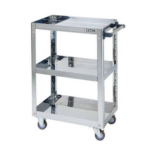 ステンレススーパーワゴン(自在4)