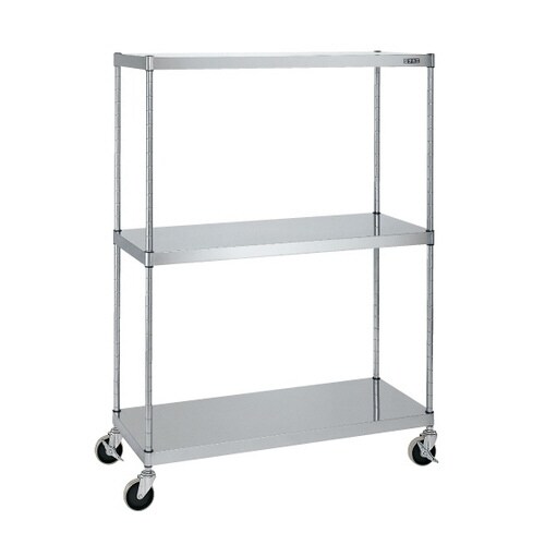 ステンレスニューパールラックワゴン(移動式)